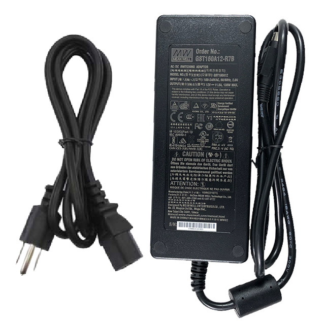 MeanWell DC12V 11.5A 138W GST160A12 AC To DC Reliable Green Industrial LED Power Adaptor